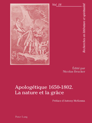 cover image of Apologétique 1650-1802. La nature et la grâce
